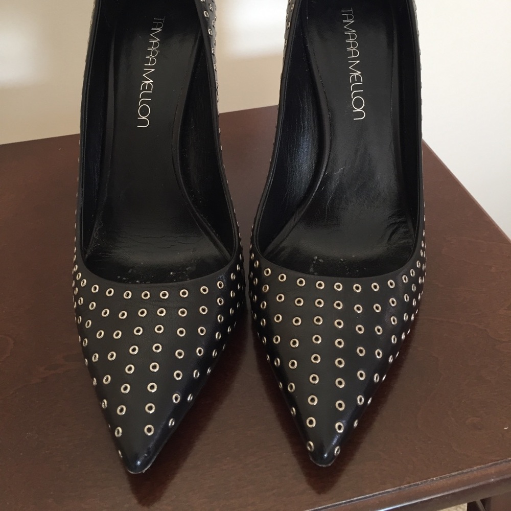 Tamara Mellon Hustler Pump with Grommets